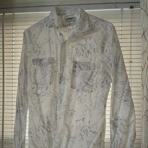 Men’s summer button up shirt